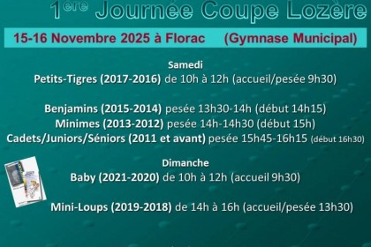 Coupe Lozère 15 et 16 novembre à Florac