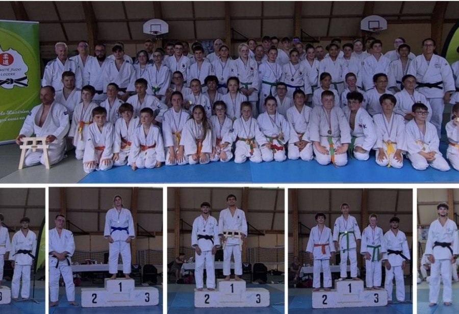 De beaux podiums pour nos judokas pour la 3ième rencontre départementale