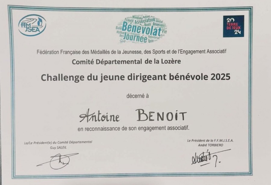 Notre président mis à l’honneur !