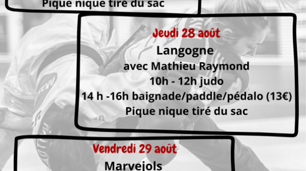 Stage itinérant d'été !